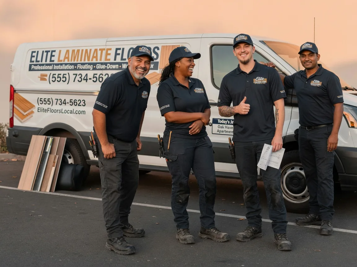 Laminate flooring installation company in Rufe, OK